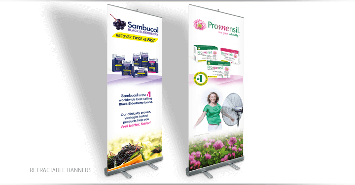 Promensil+Sambucol Banners