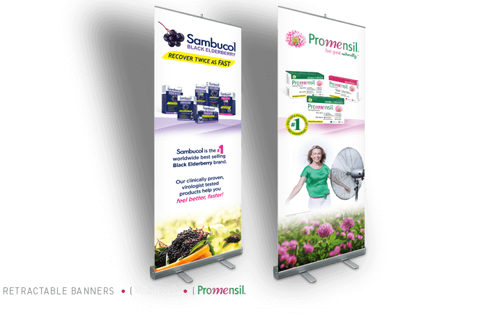 MARKETING-COMMUNICATIONS, Sambucol & Promensil- Banners